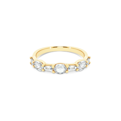 Christopher Designs Mixed Shape Diamond Wedding Ring — photo 1 of 6