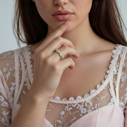 Christopher Designs Bezel Set Diamond Wedding Ring — photo 2 of 3