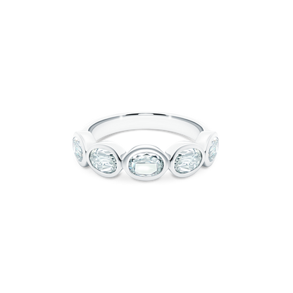Christopher Designs Bezel Set Diamond Wedding Ring — photo 1 of 3