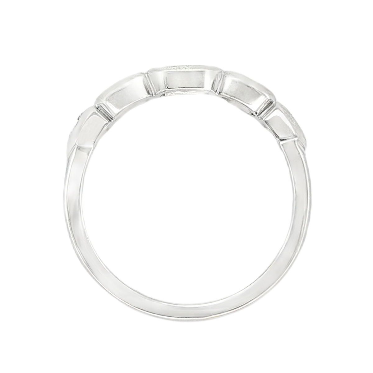 Christopher Designs Mixed Shape Diamond Wedding Ring — photo 3 of 3
