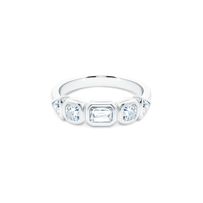 Christopher Designs Mixed Shape Diamond Wedding Ring — photo 1 of 3