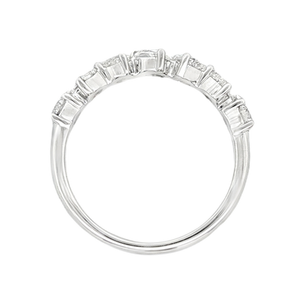 Christopher Designs Mixed Shape Diamond Wedding Ring — photo 3 of 3