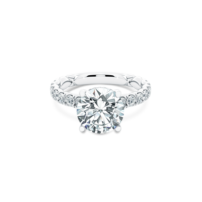 A. Jaffe Round Diamond Engagement Ring — photo 1 of 3