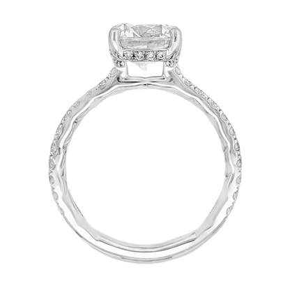 A. Jaffe Round Diamond Pave Engagement Ring — photo 3 of 3