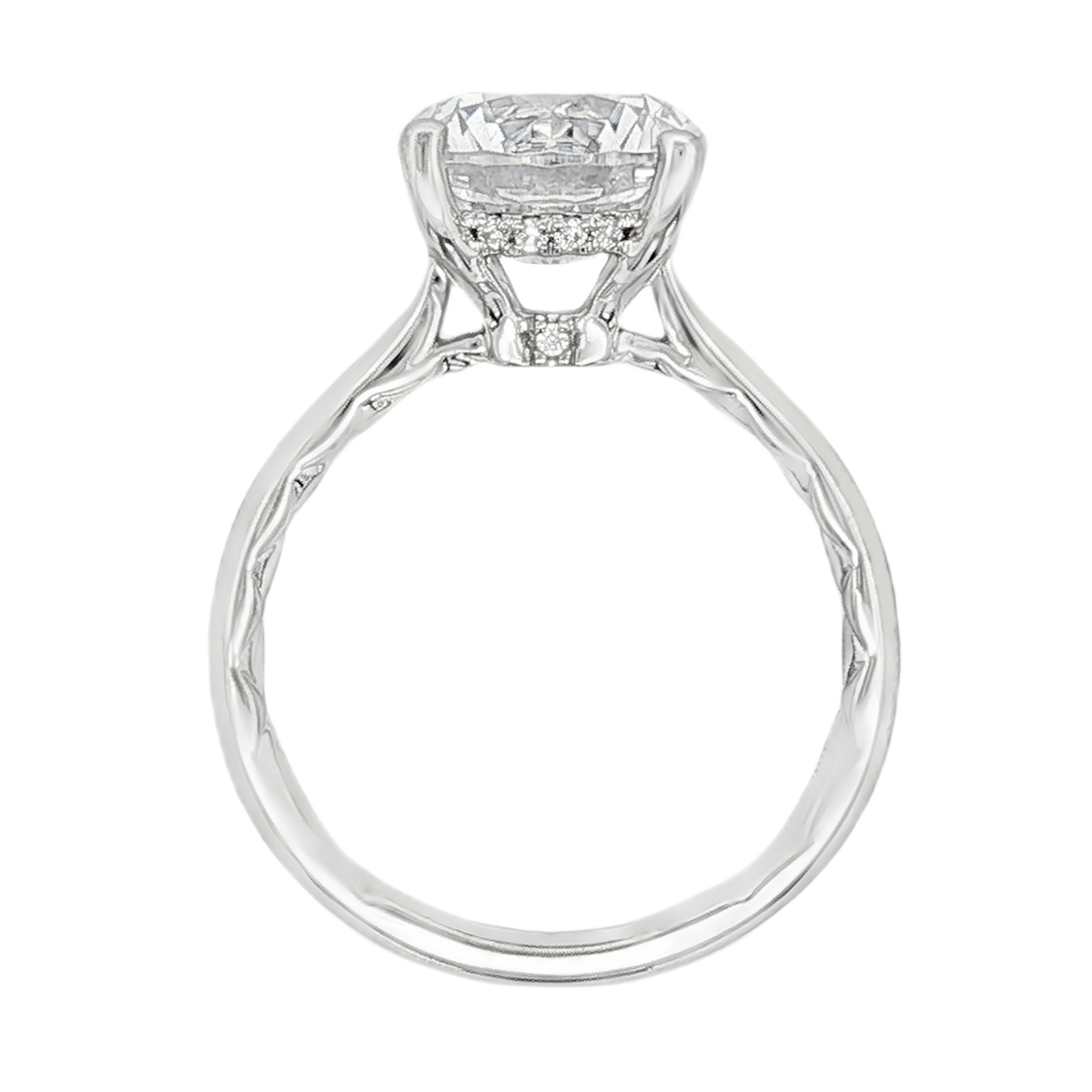 A. Jaffe Round Solitaire Diamond Engagement Ring — photo 3 of 3