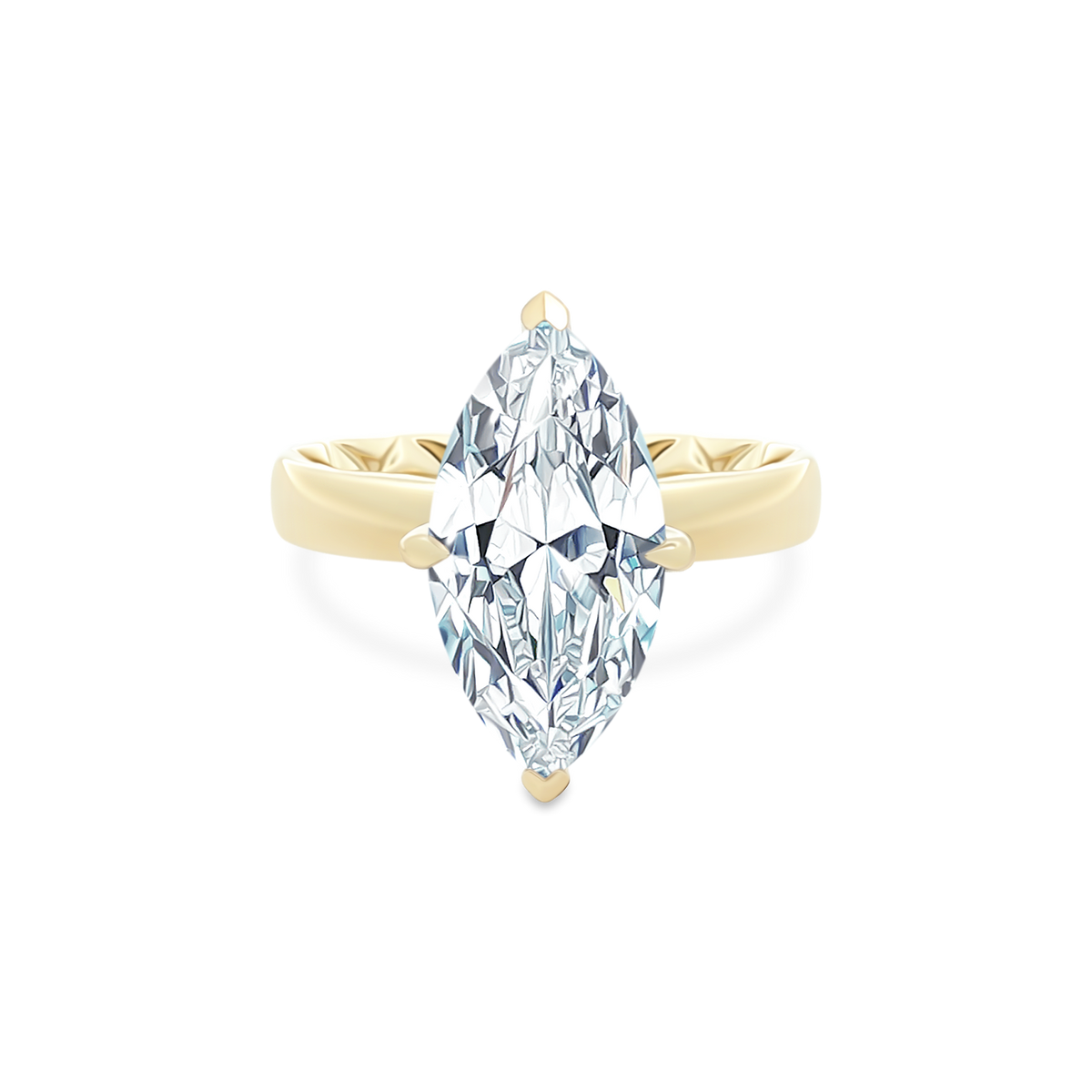 A. Jaffe Marquise Solitaire Diamond Engagement Ring — photo 1 of 3