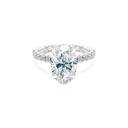 A. Jaffe Oval Diamond Engagement Ring — photo 1 of 3