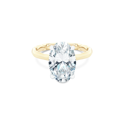 A. Jaffe Oval Solitaire Diamond Engagement Ring — photo 1 of 3