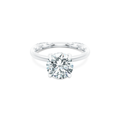 A. Jaffe Round Solitaire Diamond Engagement Ring — photo 1 of 3