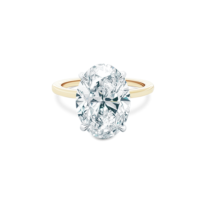 Martin Flyer Oval Solitaire Diamond Engagement Ring — photo 1 of 3