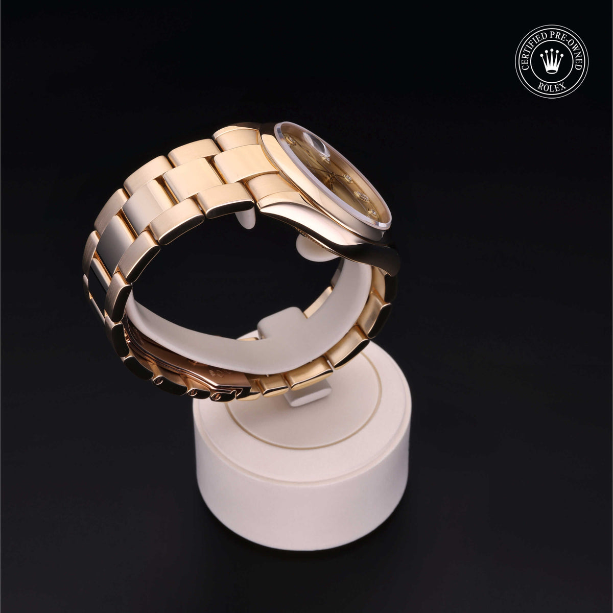 Rolex Certified Pre-Owned Day-Date 36 M118208 in 18 ct yellow gold with champagne dial, image 30 of 41