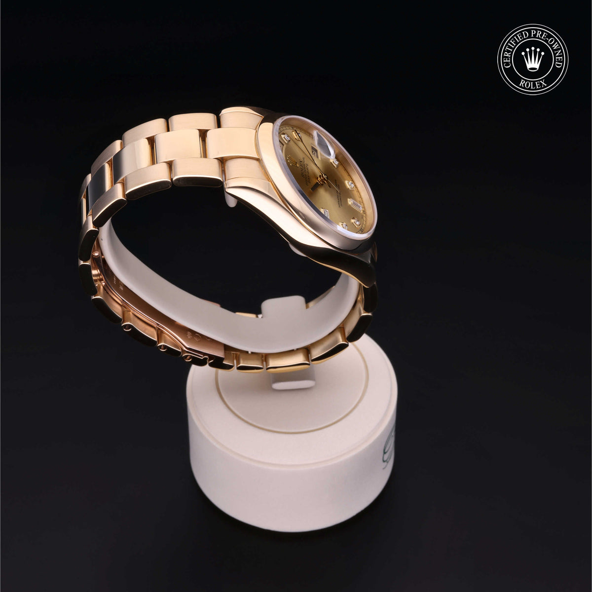 Rolex Certified Pre-Owned Day-Date 36 M118208 in 18 ct yellow gold with champagne dial, image 32 of 41