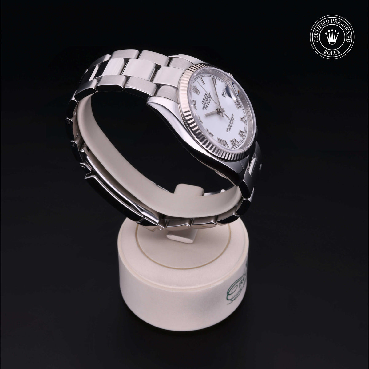 Rolex Certified Pre-Owned Datejust 36 M116234 in Oystersteel with white dial, image 34 of 41