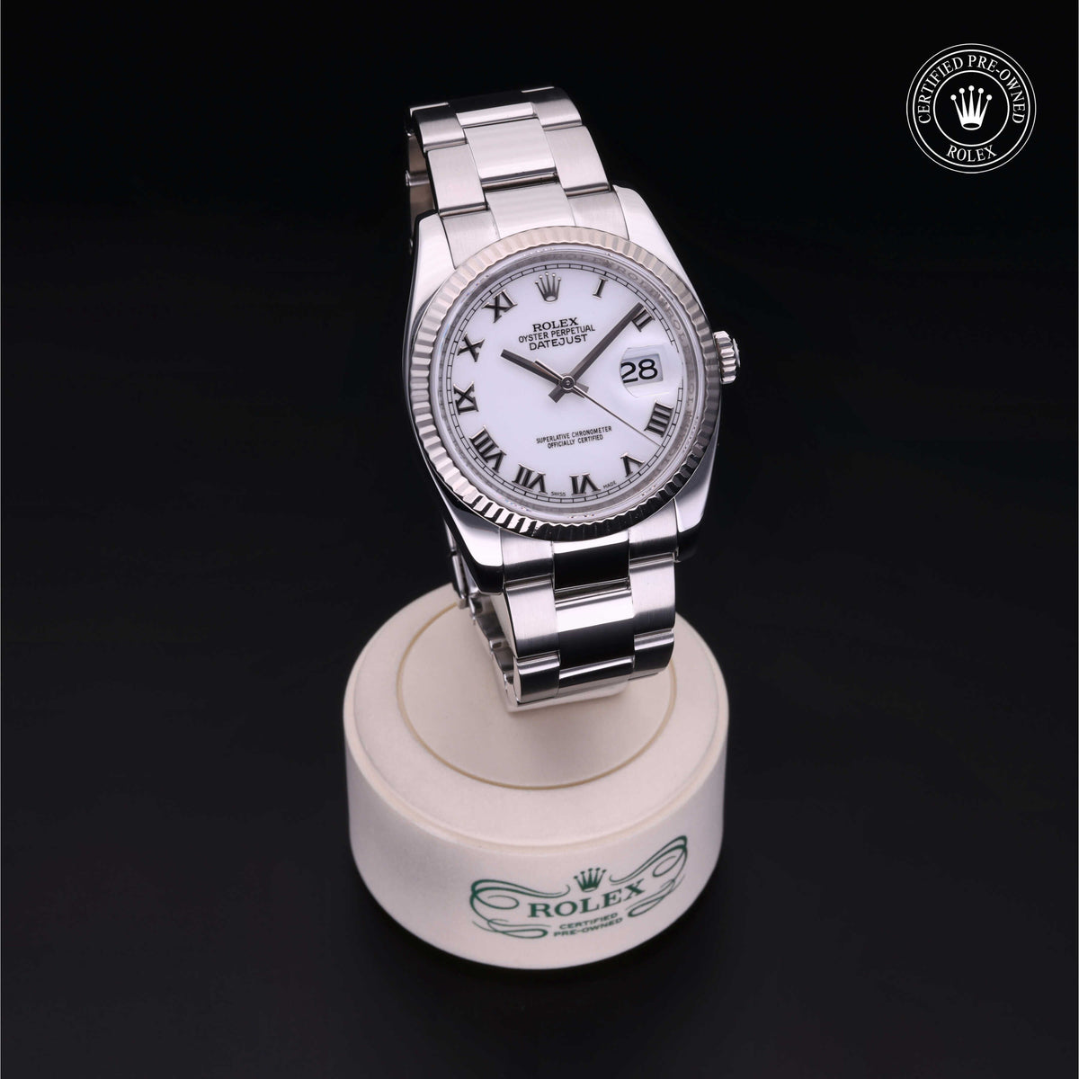 Rolex Certified Pre-Owned Datejust 36 M116234 in Oystersteel with white dial, image 40 of 41