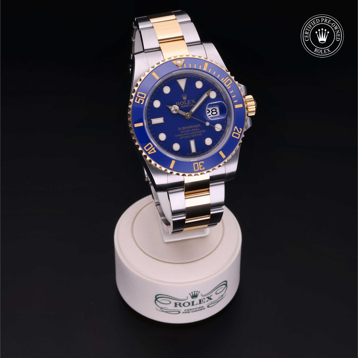 Rolex Certified Pre-Owned Submariner Date M116613LB in Oystersteel and yellow gold with blue dial, image 40 of 41