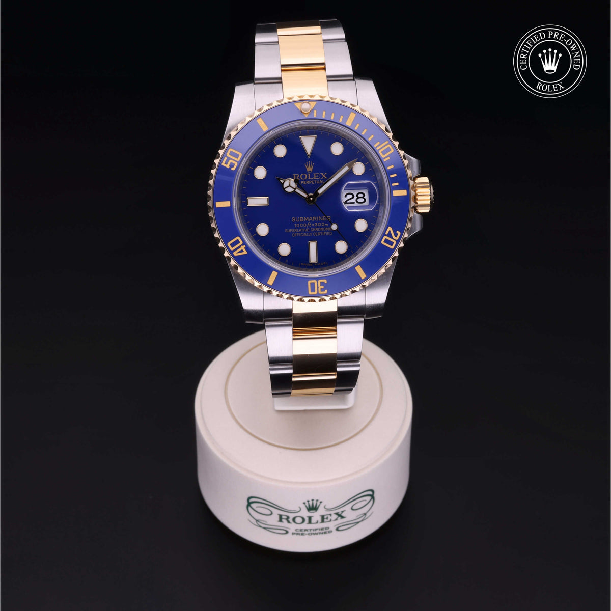 Rolex Certified Pre-Owned Submariner Date M116613LB in Oystersteel and yellow gold with blue dial, image 41 of 41