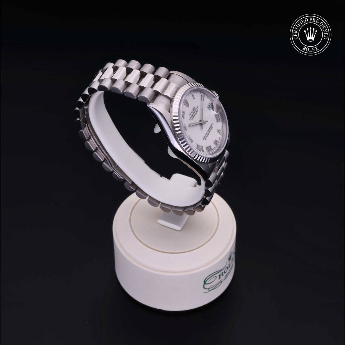 Rolex Certified Pre-Owned Datejust 31 68279 in Oystersteel with white dial, image 35 of 41