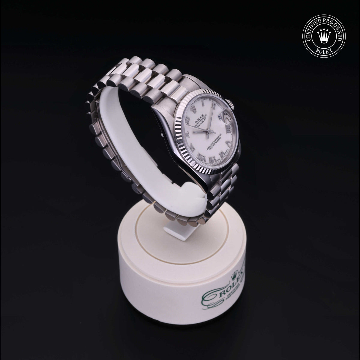 Rolex Certified Pre-Owned Datejust 31 68279 in Oystersteel with white dial, image 36 of 41