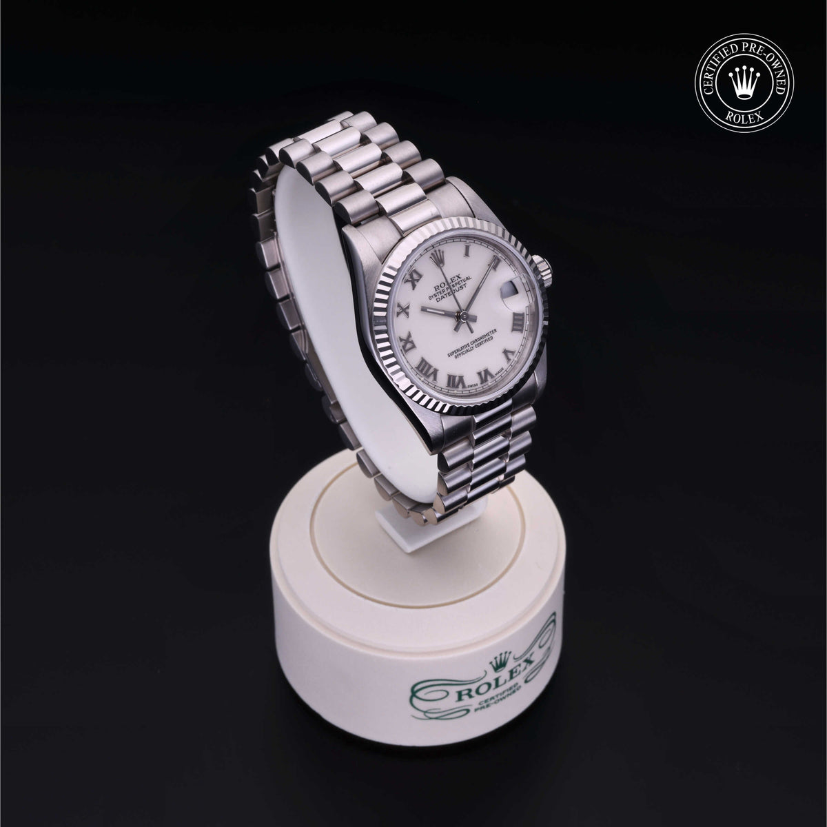Rolex Certified Pre-Owned Datejust 31 68279 in Oystersteel with white dial, image 38 of 41