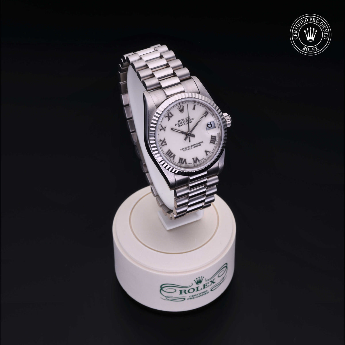 Rolex Certified Pre-Owned Datejust 31 68279 in Oystersteel with white dial, image 39 of 41