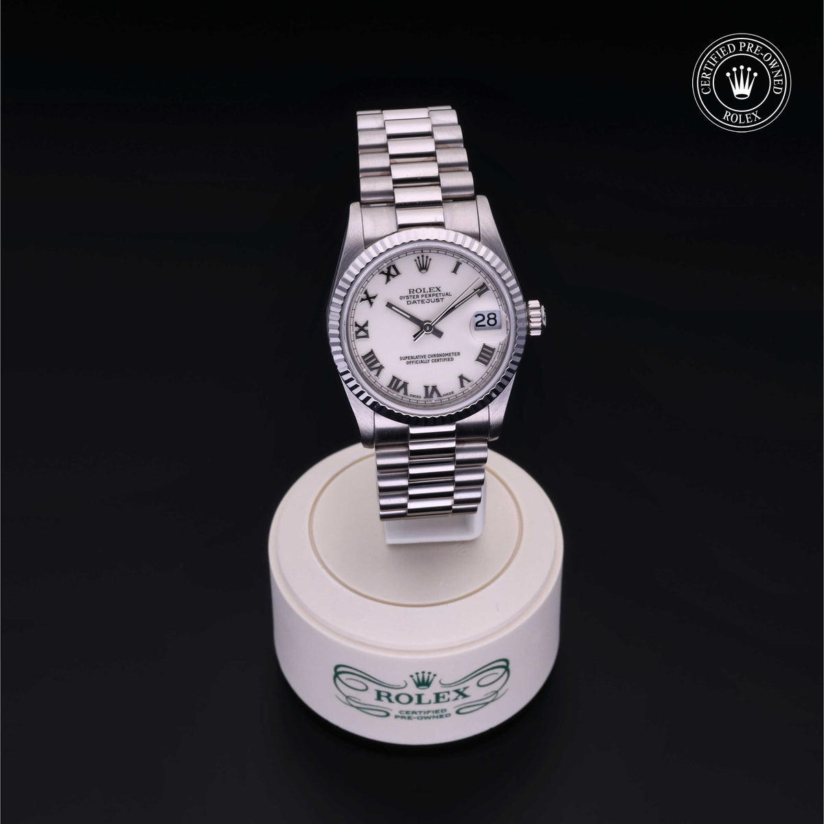 Rolex Certified Pre-Owned Datejust 31 68279 in Oystersteel with white dial, image 41 of 41