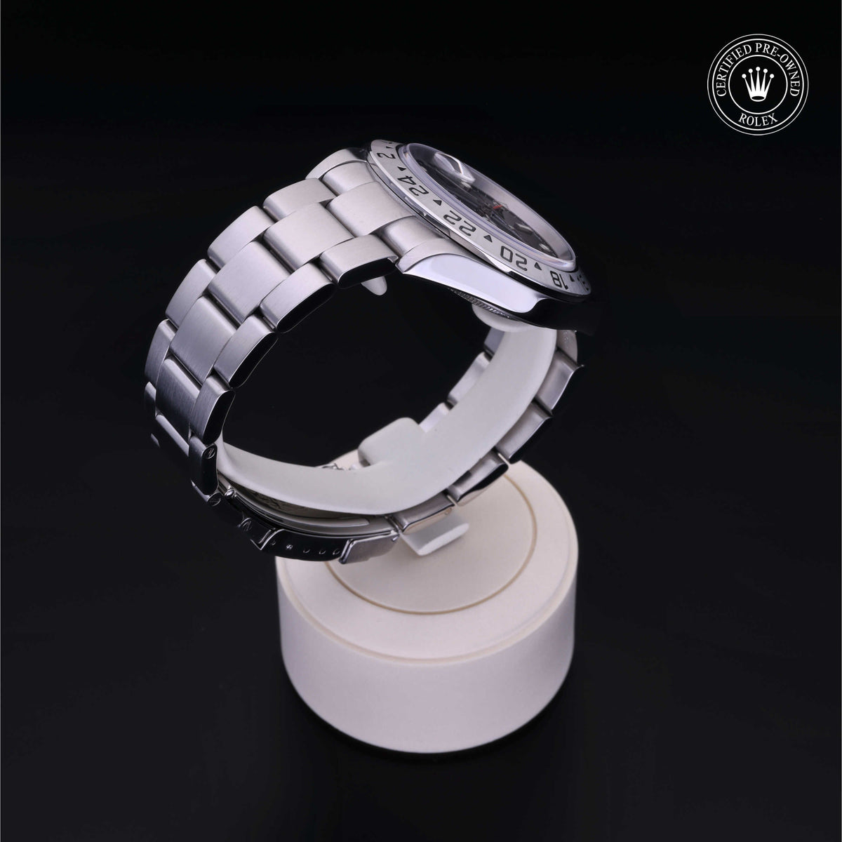 Rolex Certified Pre-Owned Explorer II M16570 in Oystersteel with black dial, image 29 of 41