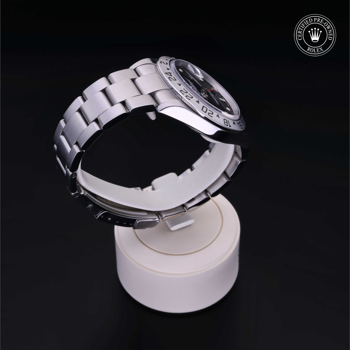 Rolex Certified Pre-Owned Explorer II M16570 in Oystersteel with black dial, image 30 of 41