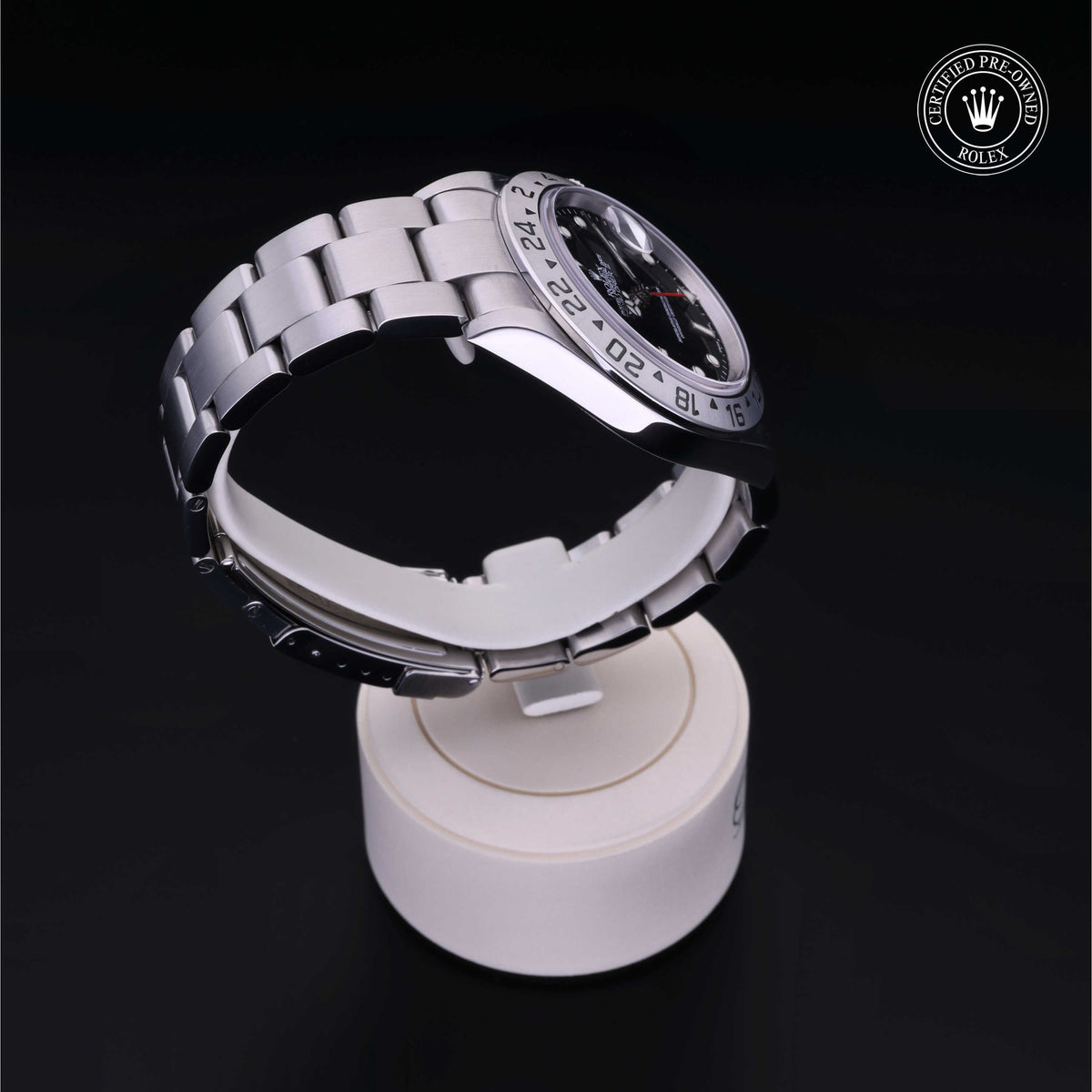 Rolex Certified Pre-Owned Explorer II M16570 in Oystersteel with black dial, image 31 of 41