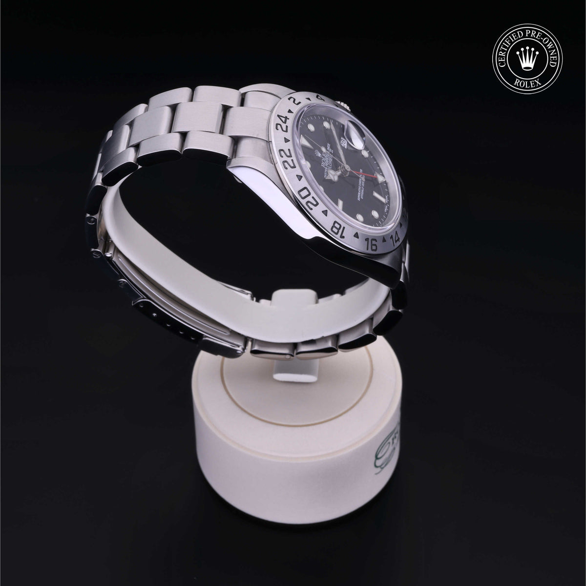 Rolex Certified Pre-Owned Explorer II M16570 in Oystersteel with black dial, image 33 of 41