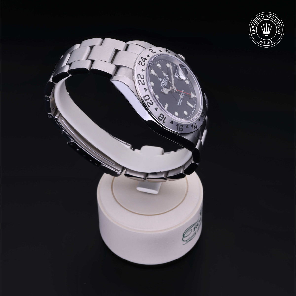 Rolex Certified Pre-Owned Explorer II M16570 in Oystersteel with black dial, image 34 of 41