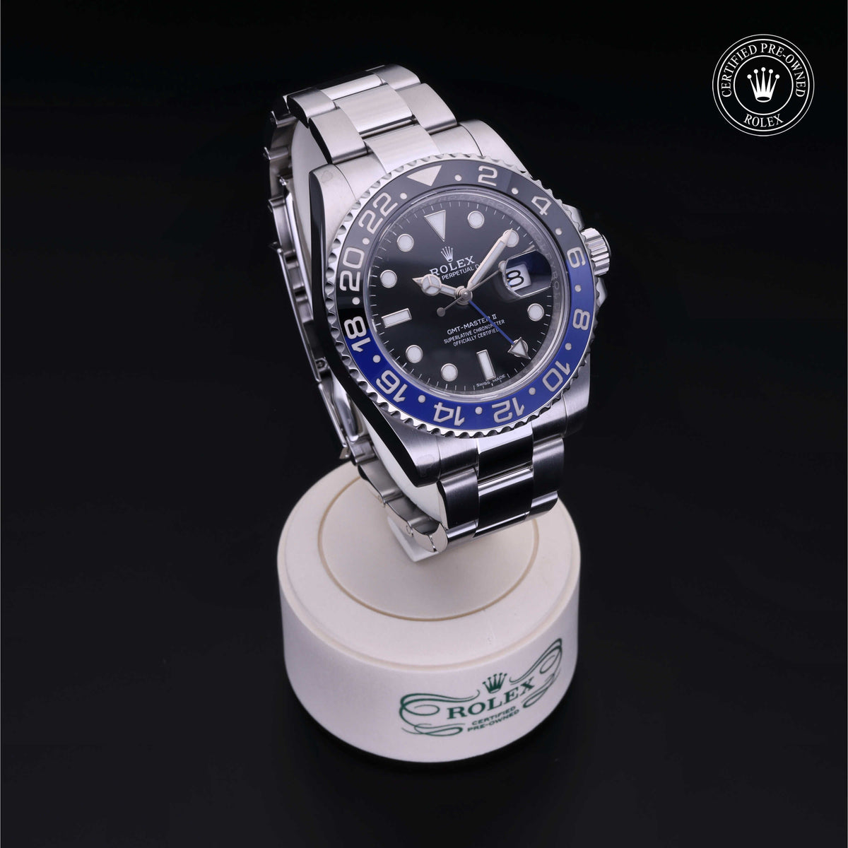 Rolex Certified Pre-Owned GMT-Master II M116710BLNR in Oystersteel with black dial, image 39 of 41