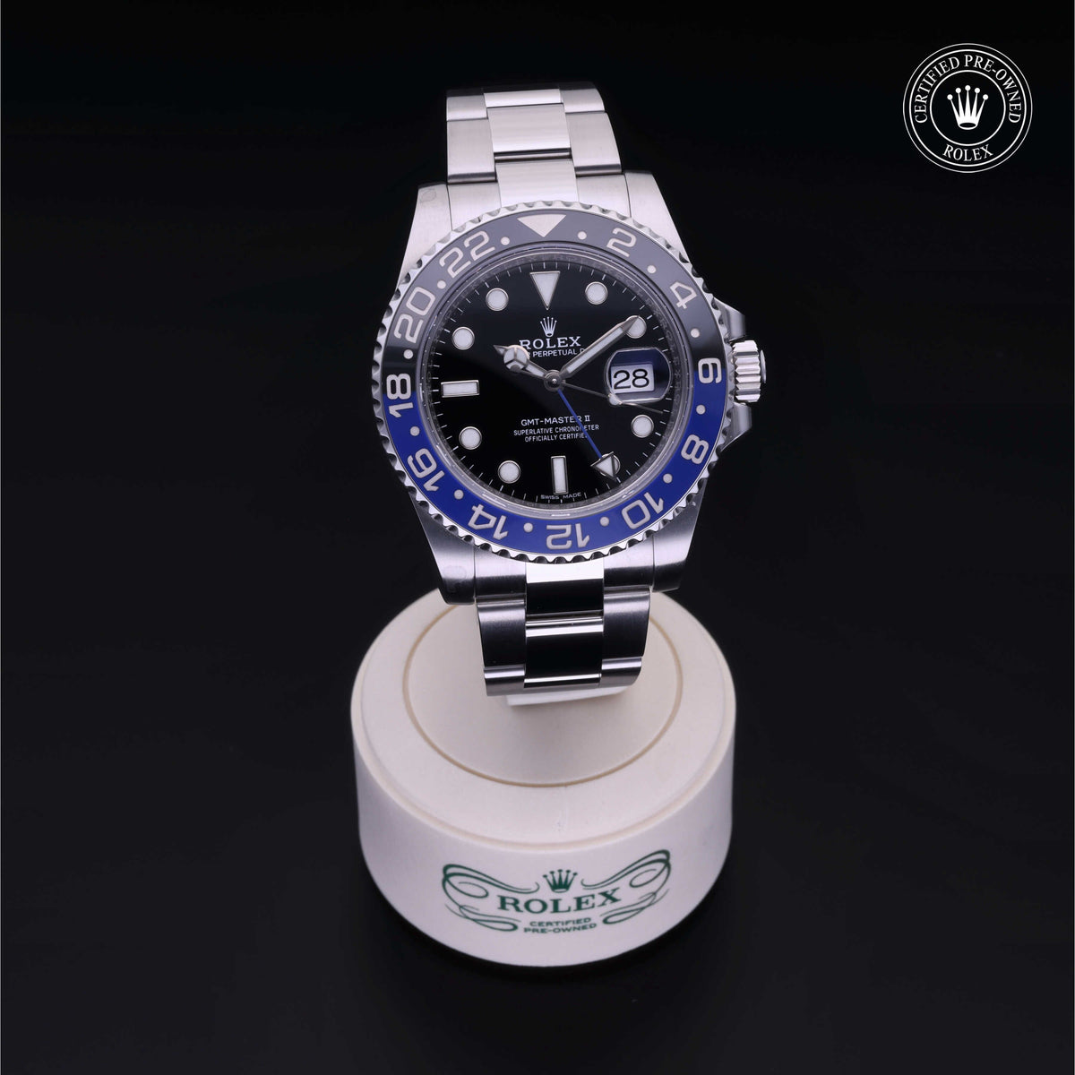Rolex Certified Pre-Owned GMT-Master II M116710BLNR in Oystersteel with black dial, image 41 of 41