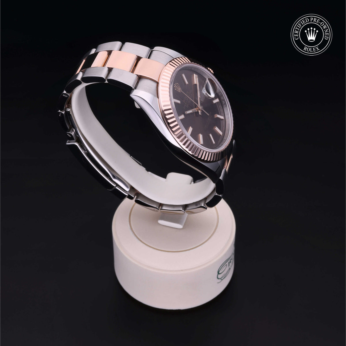 Rolex Certified Pre-Owned Datejust 41 M126331 in Oystersteel and Everose gold, image 34 of 41