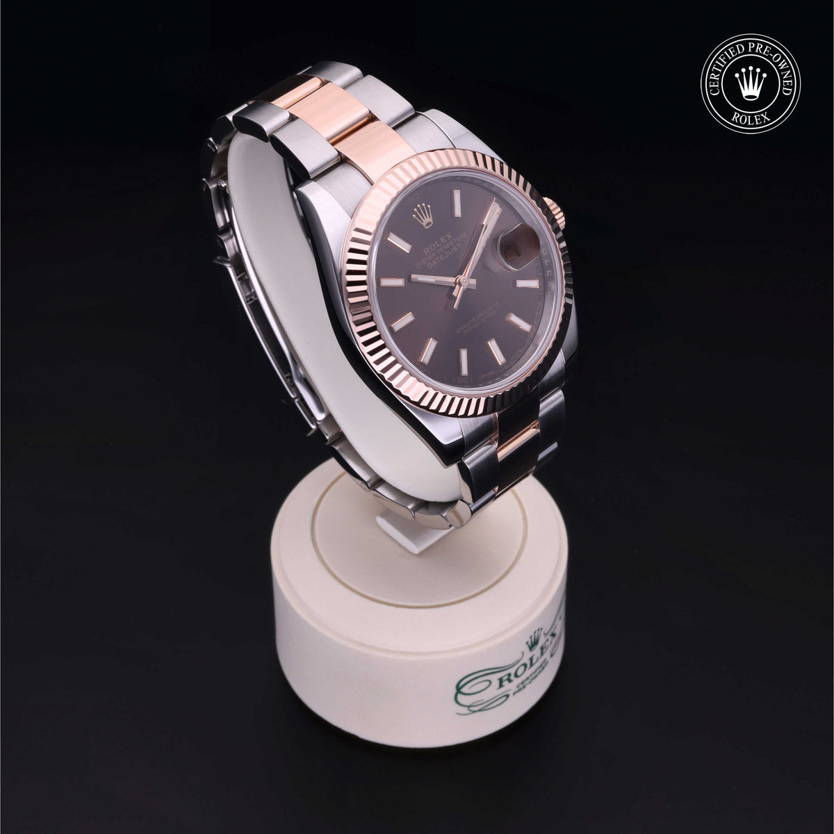 Rolex Certified Pre-Owned Datejust 41 M126331 in Oystersteel and Everose gold, image 37 of 41