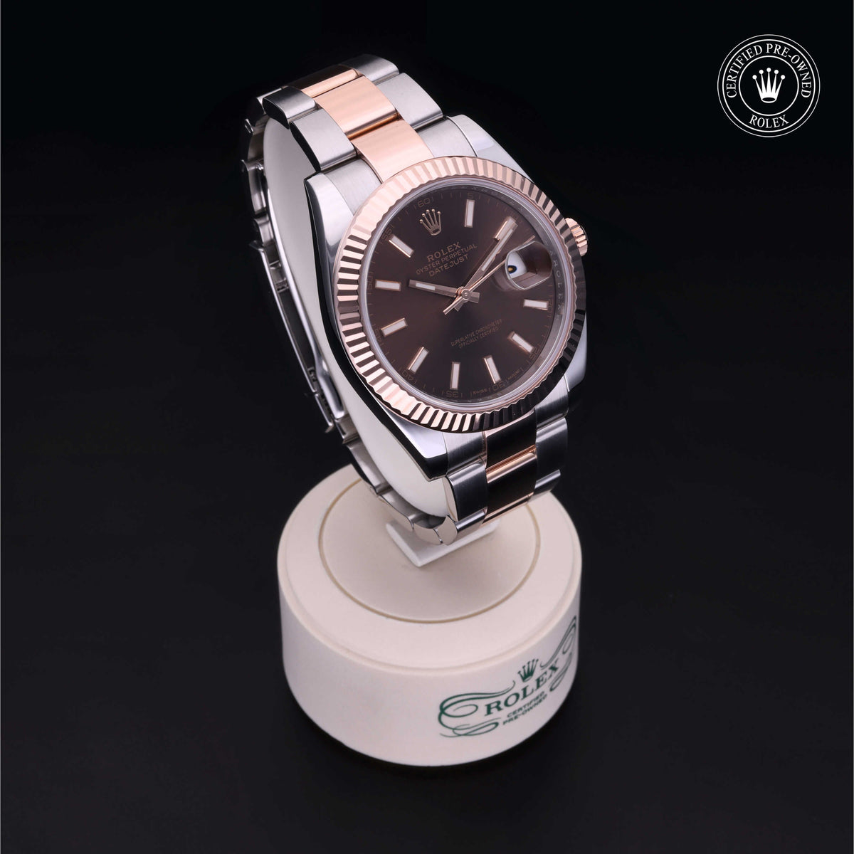 Rolex Certified Pre-Owned Datejust 41 M126331 in Oystersteel and Everose gold, image 38 of 41