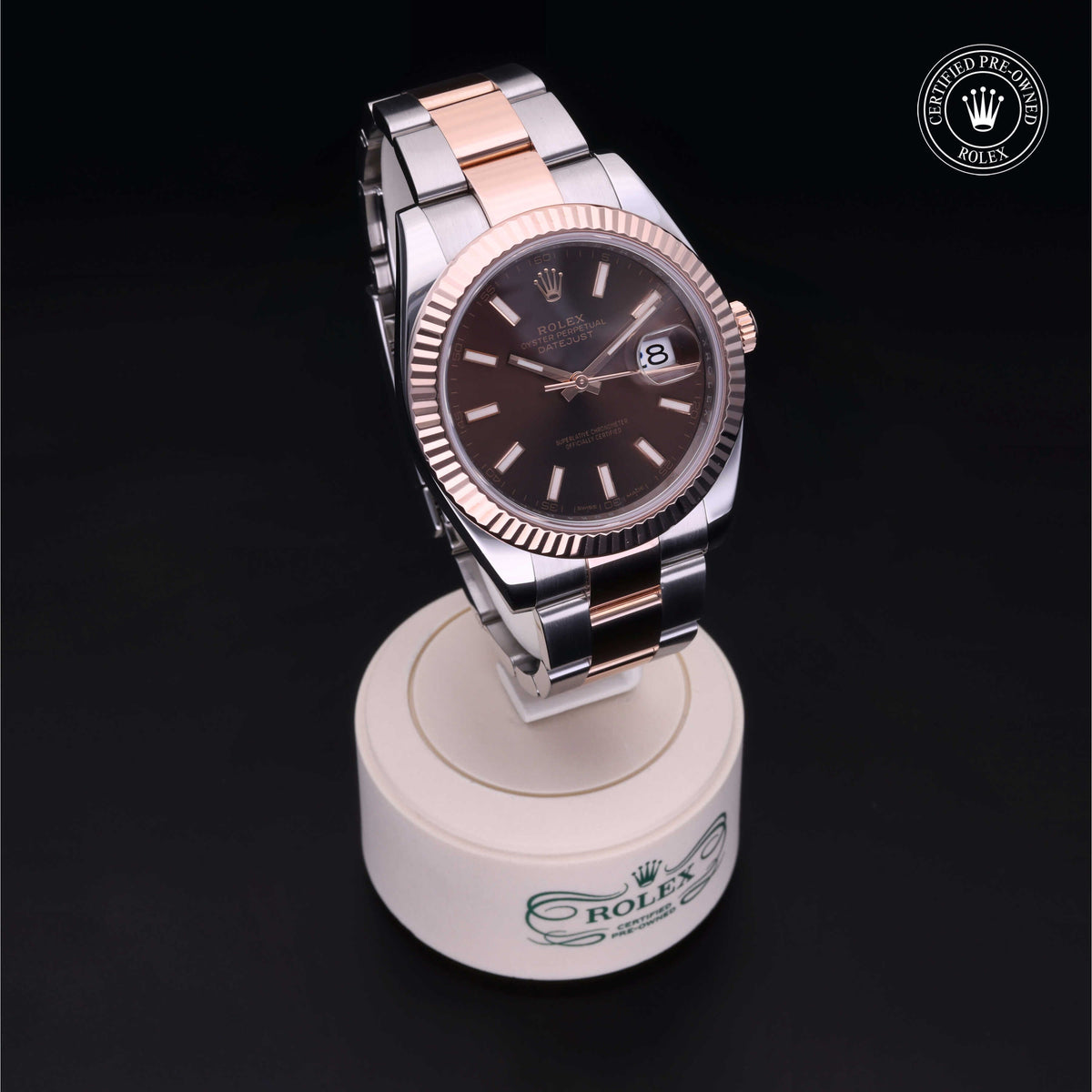 Rolex Certified Pre-Owned Datejust 41 M126331 in Oystersteel and Everose gold, image 39 of 41