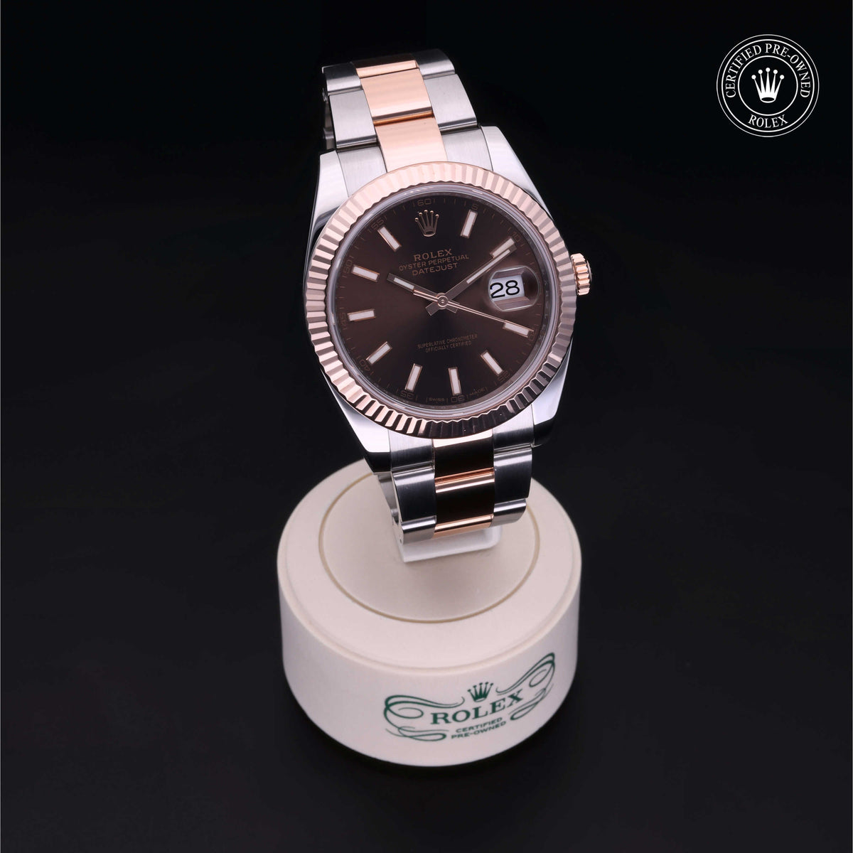 Rolex Certified Pre-Owned Datejust 41 M126331 in Oystersteel and Everose gold, image 40 of 41