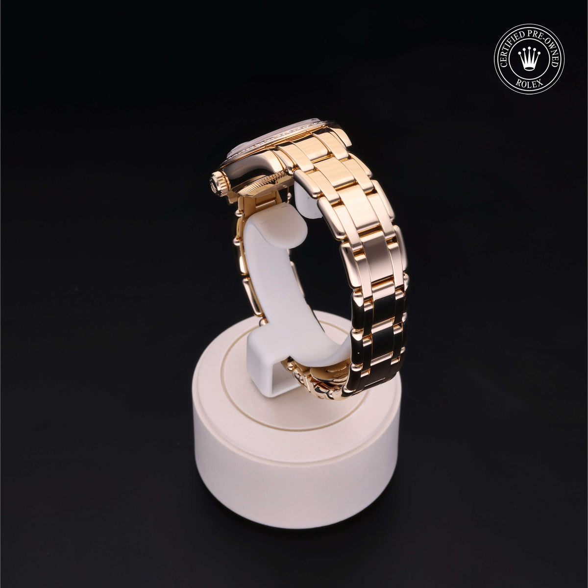 Rolex Certified Pre-Owned Pearlmaster 29 69298 in 18 ct yellow gold with white mother-of-pearl dial, image 21 of 41