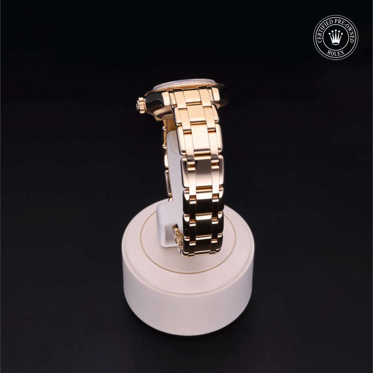 Rolex Certified Pre-Owned Pearlmaster 29 69298 in 18 ct yellow gold with white mother-of-pearl dial, image 23 of 41