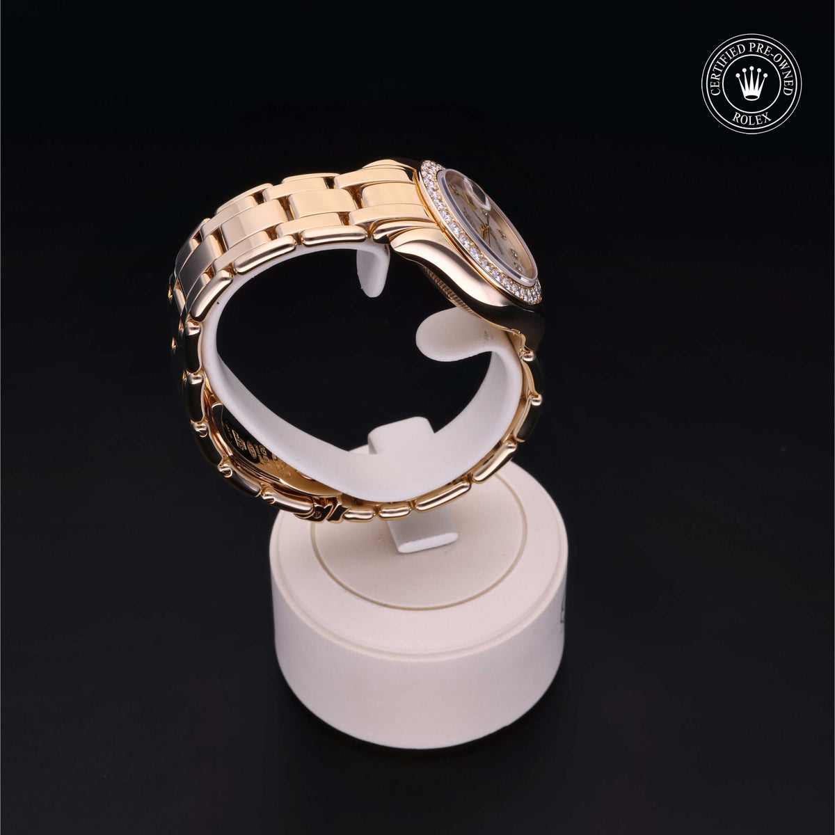 Rolex Certified Pre-Owned Pearlmaster 29 69298 in 18 ct yellow gold with white mother-of-pearl dial, image 31 of 41