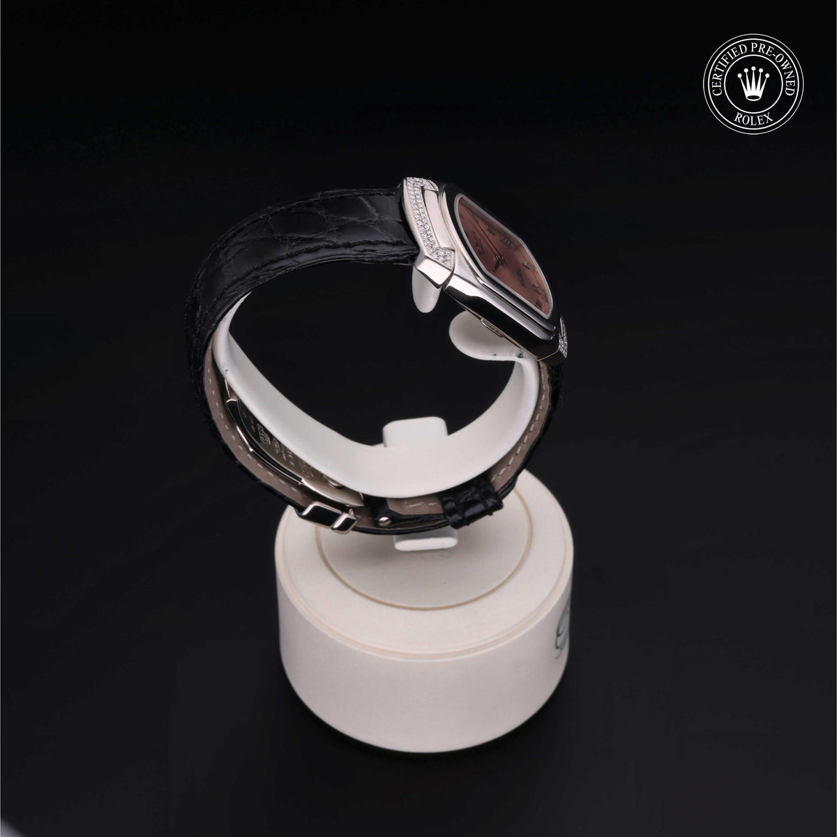 Rolex Certified Pre-Owned Cellini Cellissima M6692 in 18 ct white gold with pink dial, image 32 of 41