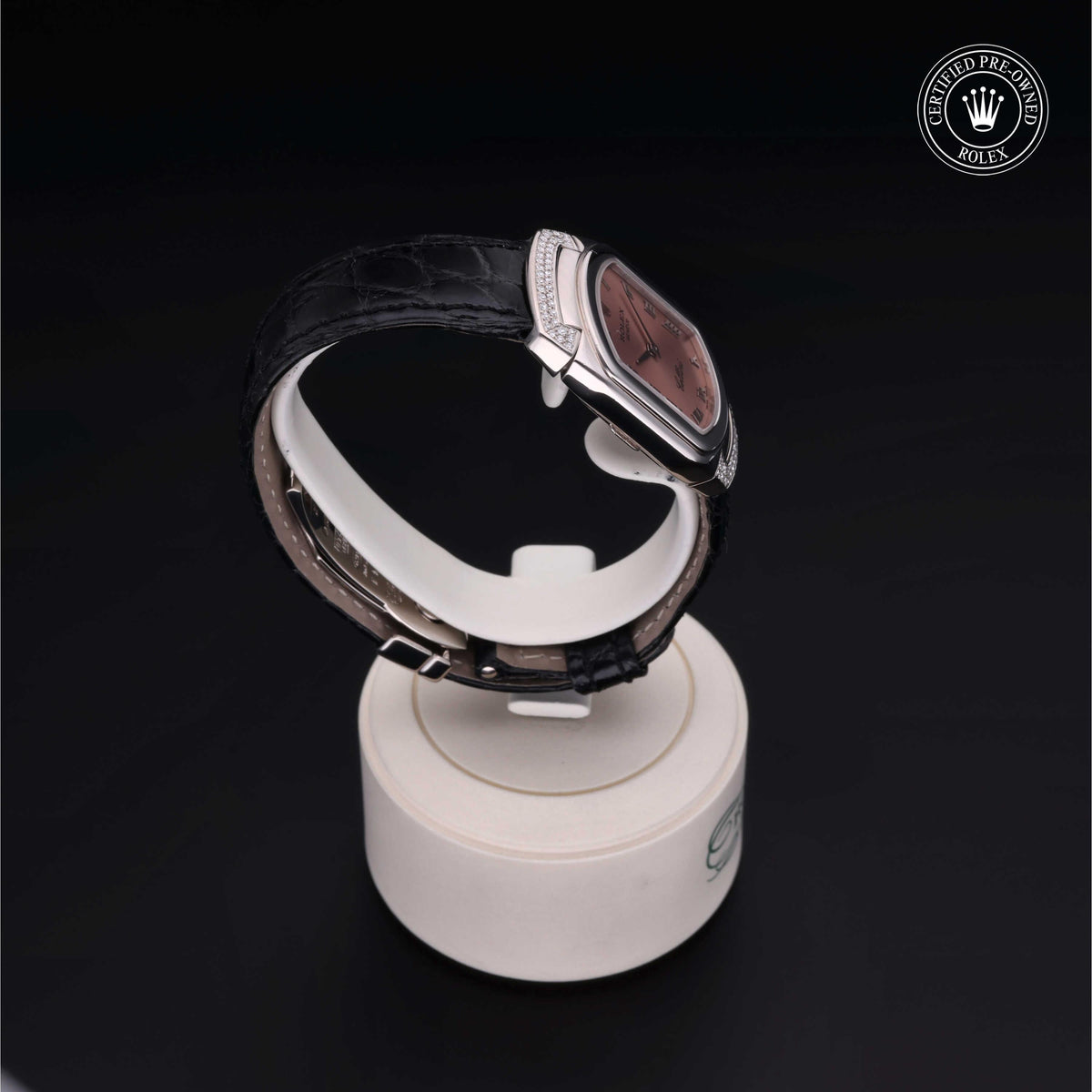 Rolex Certified Pre-Owned Cellini Cellissima M6692 in 18 ct white gold with pink dial, image 33 of 41
