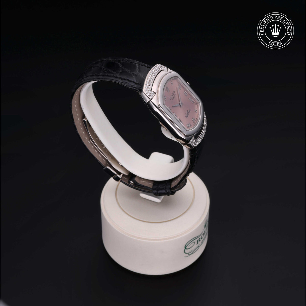 Rolex Certified Pre-Owned Cellini Cellissima M6692 in 18 ct white gold with pink dial, image 35 of 41