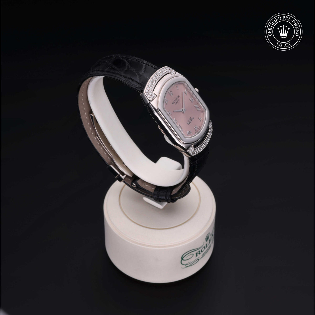 Rolex Certified Pre-Owned Cellini Cellissima M6692 in 18 ct white gold with pink dial, image 36 of 41