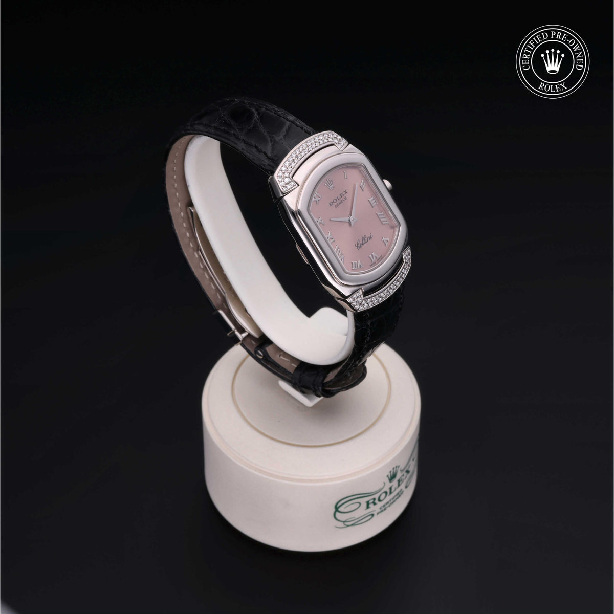 Rolex Certified Pre-Owned Cellini Cellissima M6692 in 18 ct white gold with pink dial, image 37 of 41