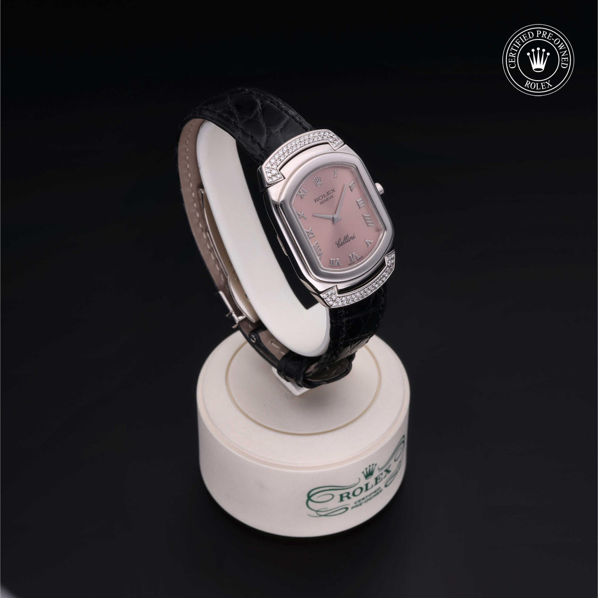 Rolex Certified Pre-Owned Cellini Cellissima M6692 in 18 ct white gold with pink dial, image 38 of 41