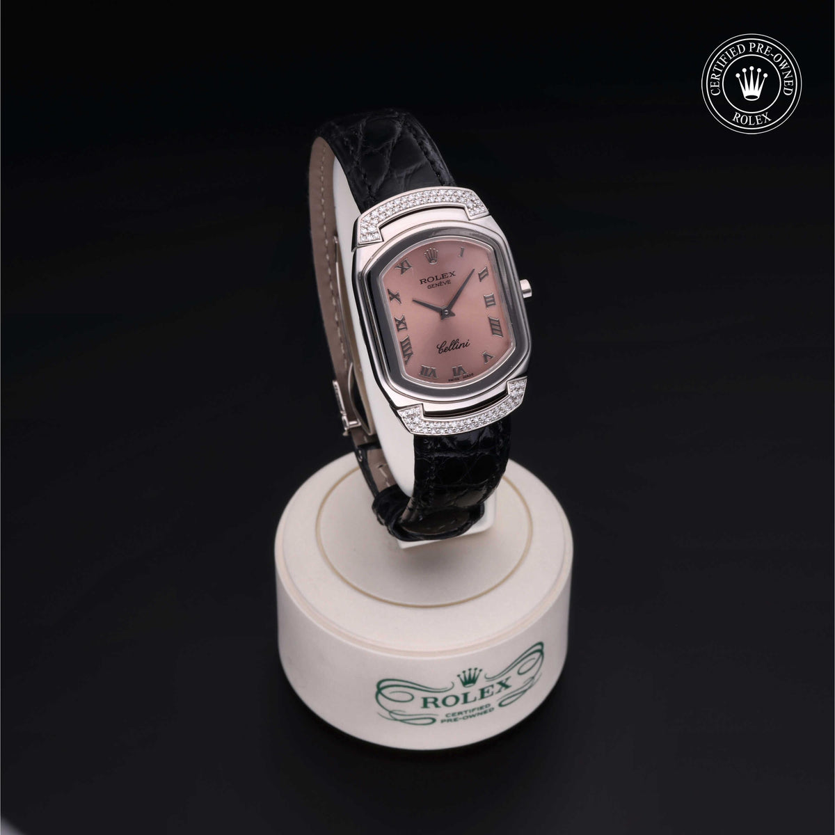 Rolex Certified Pre-Owned Cellini Cellissima M6692 in 18 ct white gold with pink dial, image 40 of 41
