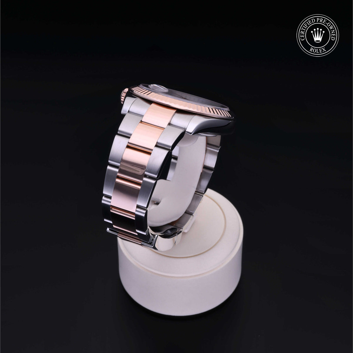Rolex Certified Pre-Owned Datejust 41 M126331 in Oystersteel and Everose gold with slate dial, image 26 of 41