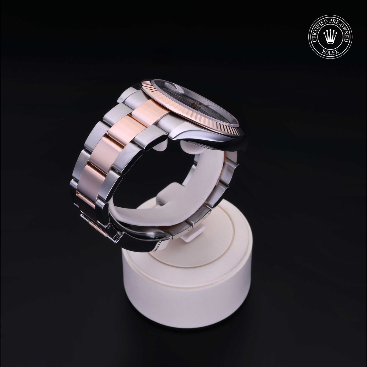 Rolex Certified Pre-Owned Datejust 41 M126331 in Oystersteel and Everose gold with slate dial, image 28 of 41