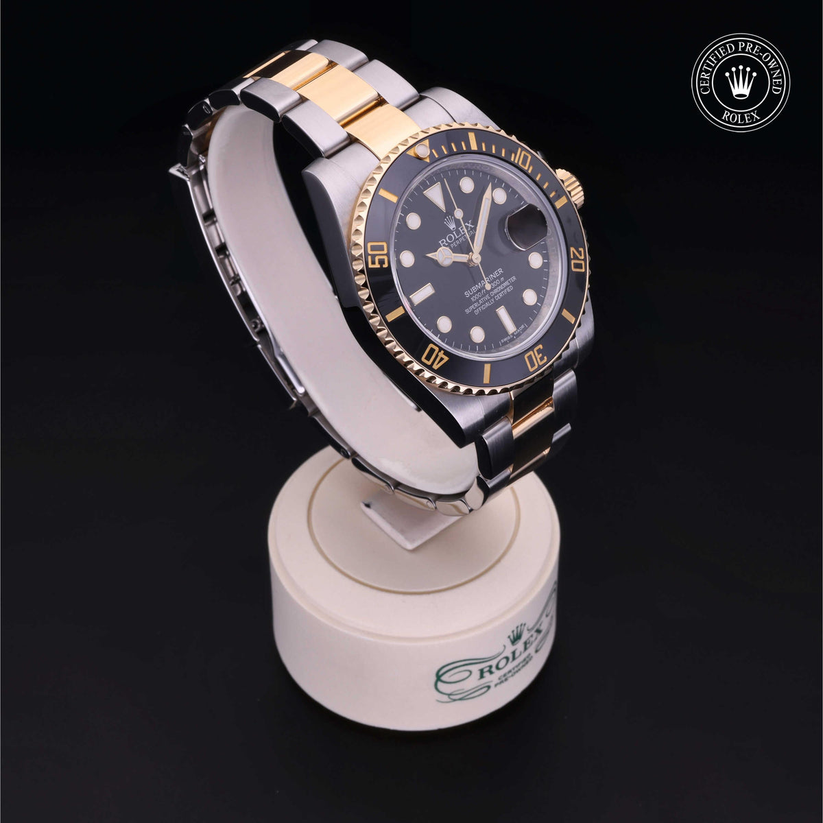 Rolex Certified Pre-Owned Submariner Date M116613LN in Oystersteel and yellow gold with black dial, image 37 of 41